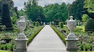 Long Garden at Cliveden in Buckinghamshire